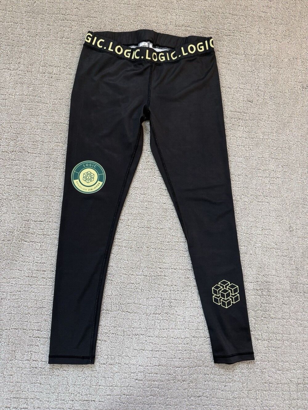 Logic BJJ Spats Mens M Brazilian Jiu Jitsu No Gi Grappling MMA Compression Pants